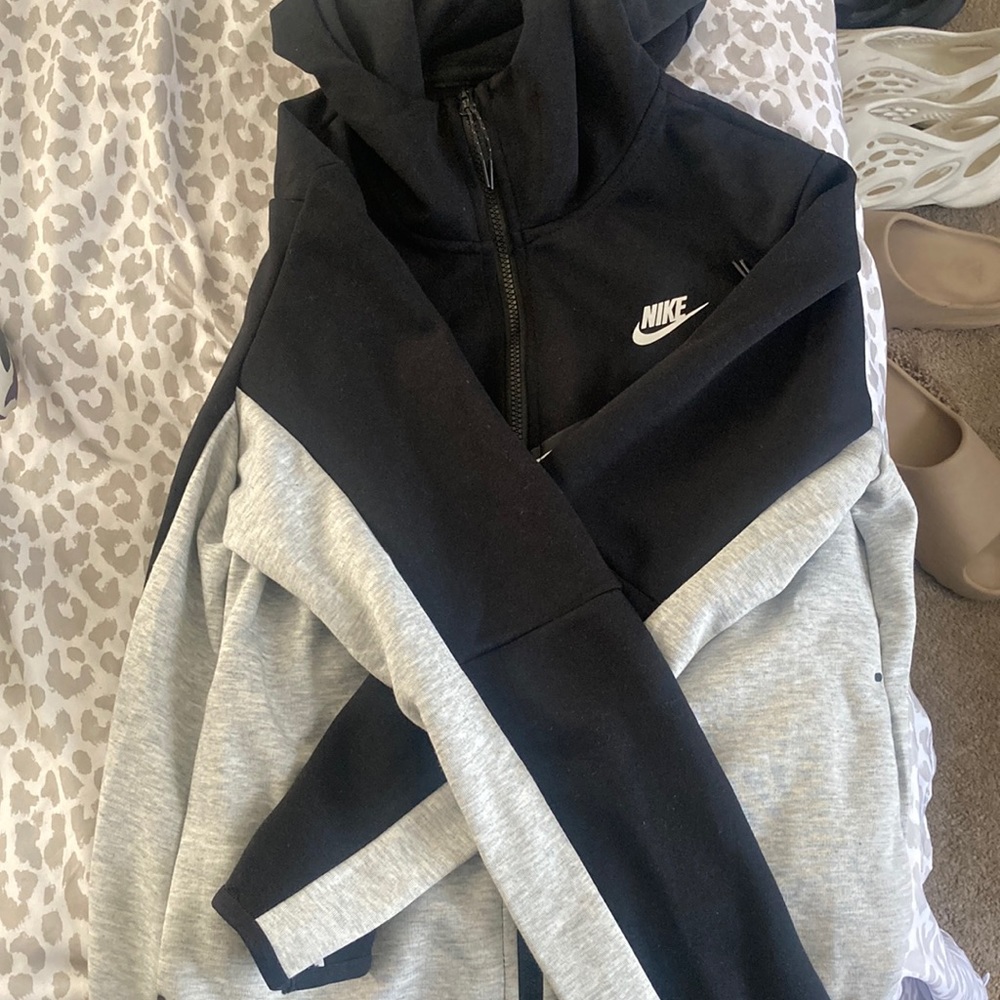 Black and Grey Nike Tech